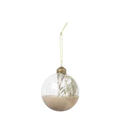 Xenos Kerstballen-Kerstbal droogbloem - diverse varianten - Ø8 cm