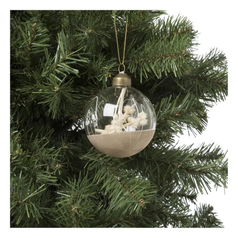 Xenos Kerstballen-Kerstbal droogbloem - diverse varianten - Ø8 cm