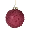 Xenos Kerstballen-Kerstbal druppeltjes - roze