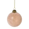 Xenos Kerstballen-Kerstbal frozen - lichtbruin