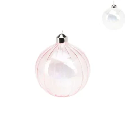 Xenos Kerstballen-Kerstbal glas - diverse varianten - ø8 cm