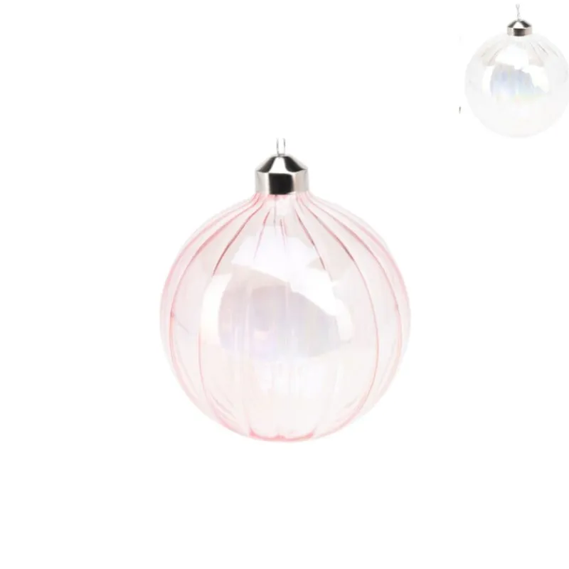 Xenos Kerstballen-Kerstbal glas - diverse varianten - ø8 cm