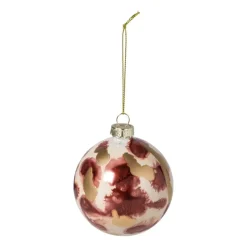 Xenos Kerstballen-Kerstbal glossy - bordeauxrood