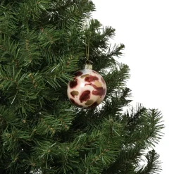 Xenos Kerstballen-Kerstbal glossy - bordeauxrood