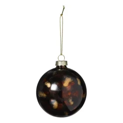 Xenos Kerstballen-Kerstbal glossy - bruin