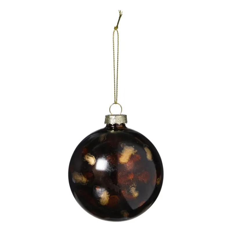 Xenos Kerstballen-Kerstbal glossy - bruin