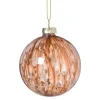 Xenos Kerstballen-Kerstbal glossy - bruin