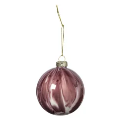 Xenos Kerstballen-Kerstbal glossy - paars