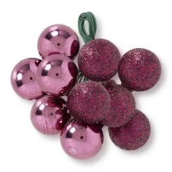 Xenos Kerstballen-Kerstbal op steker - rood