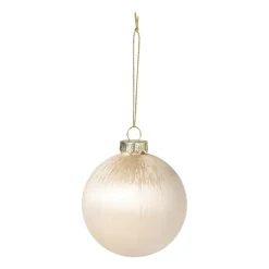 Xenos Kerstballen-Kerstbal satijn - champagnekleurig