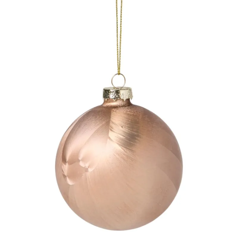 Xenos Kerstballen-Kerstbal satijn - lichtbruin