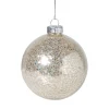 Xenos Kerstballen-Kerstbal sequins - beige