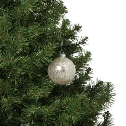 Xenos Kerstballen-Kerstbal sequins - beige