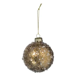 Xenos Kerstballen-Kerstbal shiny - goudkleurig