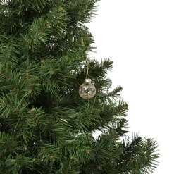 Xenos Kerstballen-Kerstbal stip/streep - goudkleurig