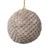 Xenos Kerstballen-Kerstbal stof - grijs