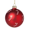 Xenos Kerstballen-Kerstbal zuurstok - rood