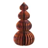 Xenos Kerstfiguren-Kerstboom papier clashing colours - 26 cm