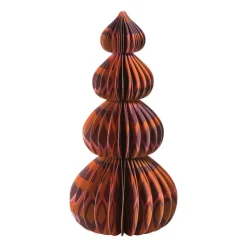 Xenos Kerstfiguren-Kerstboom papier clashing colours - 26 cm