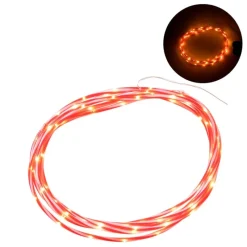Xenos Kerstverlichting|Kerstboom Verlichting-Kerstdraad candy cane - rood/wit - 5 meter