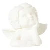 Xenos Kerstfiguren-Kerstengel beeldje - wit - 11x8x9 cm