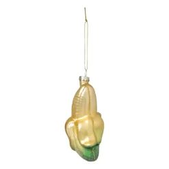 Xenos Kersthangers|Kerstballen-Kersthanger banaan - geel - 12x6.5x5.5 cm