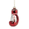 Xenos Kersthangers|Kerstballen-Kersthanger bokshandschoen - glas - 9x4.7x4.3 cm