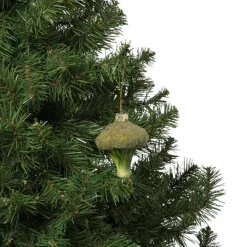 Xenos Kerstcadeaus|Kersthangers-Kersthanger broccoli - groen - 8.5x6.5x6 cm