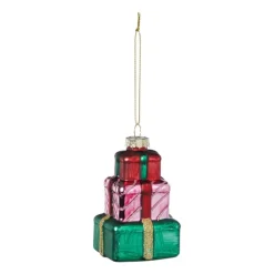 Xenos Kersthangers|Kerstballen-Kersthanger cadeautjes - diverse varianten - 9.8x5.5x5 cm