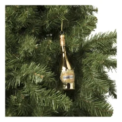 Xenos Kersthangers|Kerstballen-Kersthanger champagne - diverse varianten - ø4.5x15.5 cm