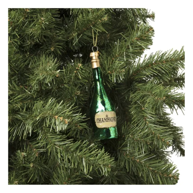 Xenos Kersthangers|Kerstballen-Kersthanger champagne - diverse varianten - ø4.5x15.5 cm