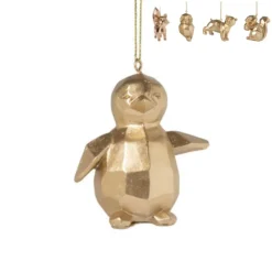 Xenos Kersthangers|Kerstballen-Kersthanger dier goud - diverse varianten - glas