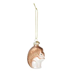 Xenos Kersthangers|Kerstballen-Kersthanger eekhoorn - bruin - 7.2x5.2x3 cm