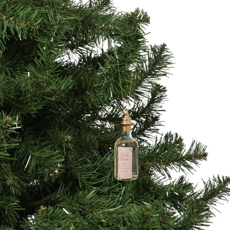 Xenos Kersthangers|Kerstballen-Kersthanger fles wijn - diverse varianten - ø3.5x14 cm