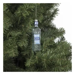 Xenos Kerstcadeaus|Kersthangers-Kersthanger gin - glas - 14.2x3.7x2.8 cm