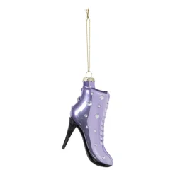 Xenos Kersthangers|Kerstballen-Kersthanger hak - roze - 10.2x9x3.3 cm