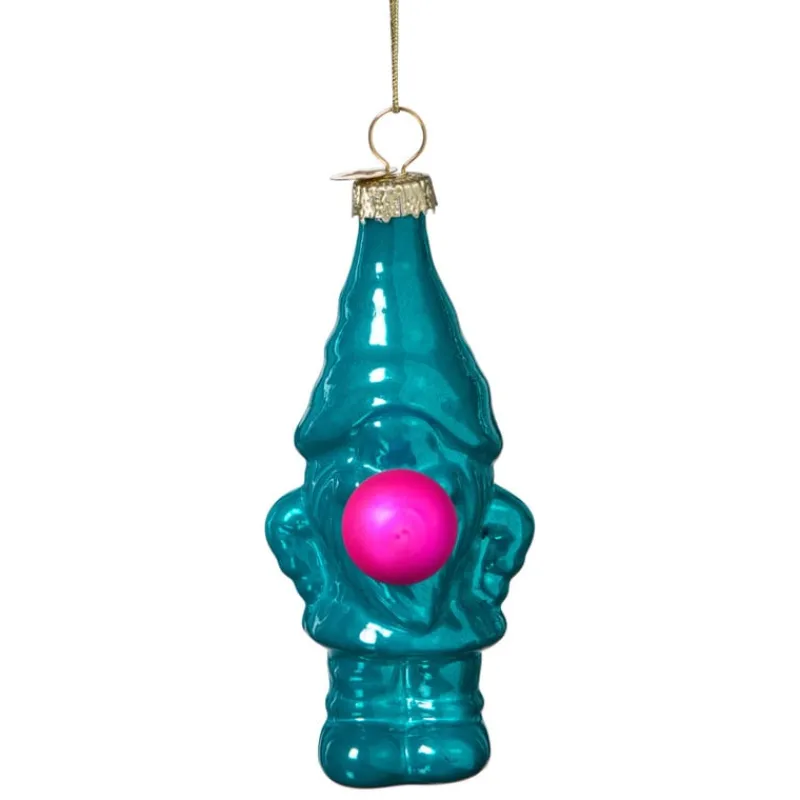 Xenos Kersthangers|Kerstballen-Kersthanger kabouter - groen - 10.5x5.3x4.7 cm