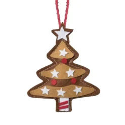 Xenos Kersthangers|Kerstballen-Kersthanger kerstboom - diverse varianten - 13x7.5x1 cm