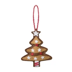 Xenos Kersthangers|Kerstballen-Kersthanger kerstboom - diverse varianten - 13x7.5x1 cm