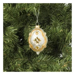 Xenos Kersthangers|Kerstballen-Kersthanger Kersthanger - glas - 9.1x6.1x4.1 cm