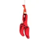 Xenos Kersthangers|Kerstballen-Kersthanger peper - rood - ø2.7x7.6 cm