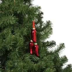 Xenos Kersthangers|Kerstballen-Kersthanger peper - rood - ø2.7x7.6 cm