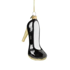 Xenos Kersthangers|Kerstballen-Kersthanger pump - diverse kleuren - 11x6.7x4.1 cm