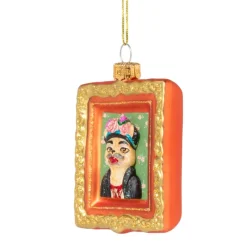 Xenos Kersthangers|Kerstballen-Kersthanger schilderij hond - diverse varianten - glas