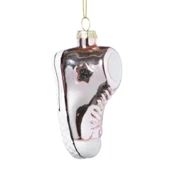 Xenos Kersthangers|Kerstballen-Kersthanger sneaker - roze - 9.2x4.8x3.5 cm