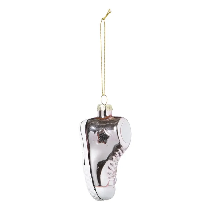 Xenos Kersthangers|Kerstballen-Kersthanger sneaker - roze - 9.2x4.8x3.5 cm