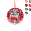 Xenos Kersthangers|Kerstballen-Kersthanger voorraadblik - diverse varianten - ø7.5 cm