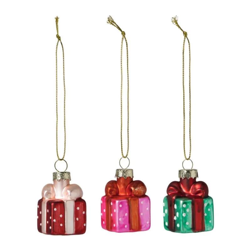 Xenos Kersthangers|Kerstballen-Kersthangers mini - cadeautjes - set van 3