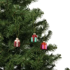 Xenos Kersthangers|Kerstballen-Kersthangers mini - cadeautjes - set van 3