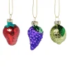 Xenos Kersthangers|Kerstballen-Kersthangers mini - fruit - set van 3
